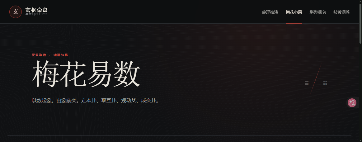 玄枢命盘 · AI 研判平台项目截图 3